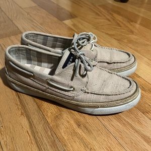 Women’s canvas sperry topsider, 8.5